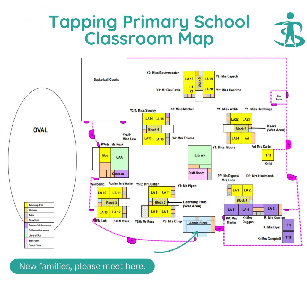 Tapping PS School Map